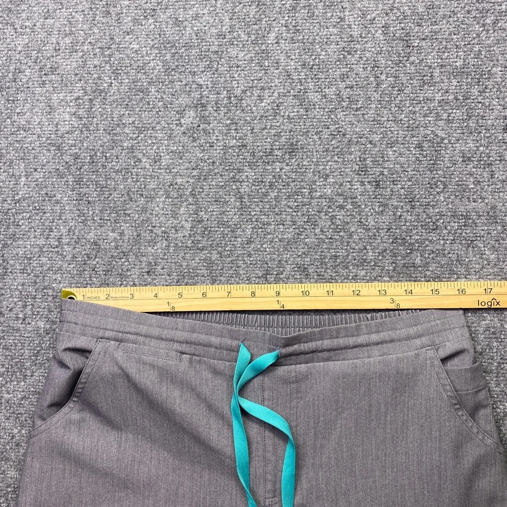 FIGS Technical Collection Grey Heather Scrub Pants‎ Mens Medium TW2000R Cargo